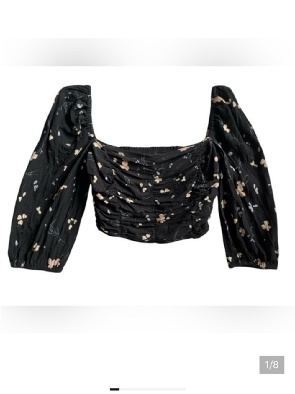 Wilfred Black Floral Blouse